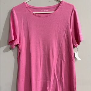 Talbots Bright Pink Short Sleeve Tee